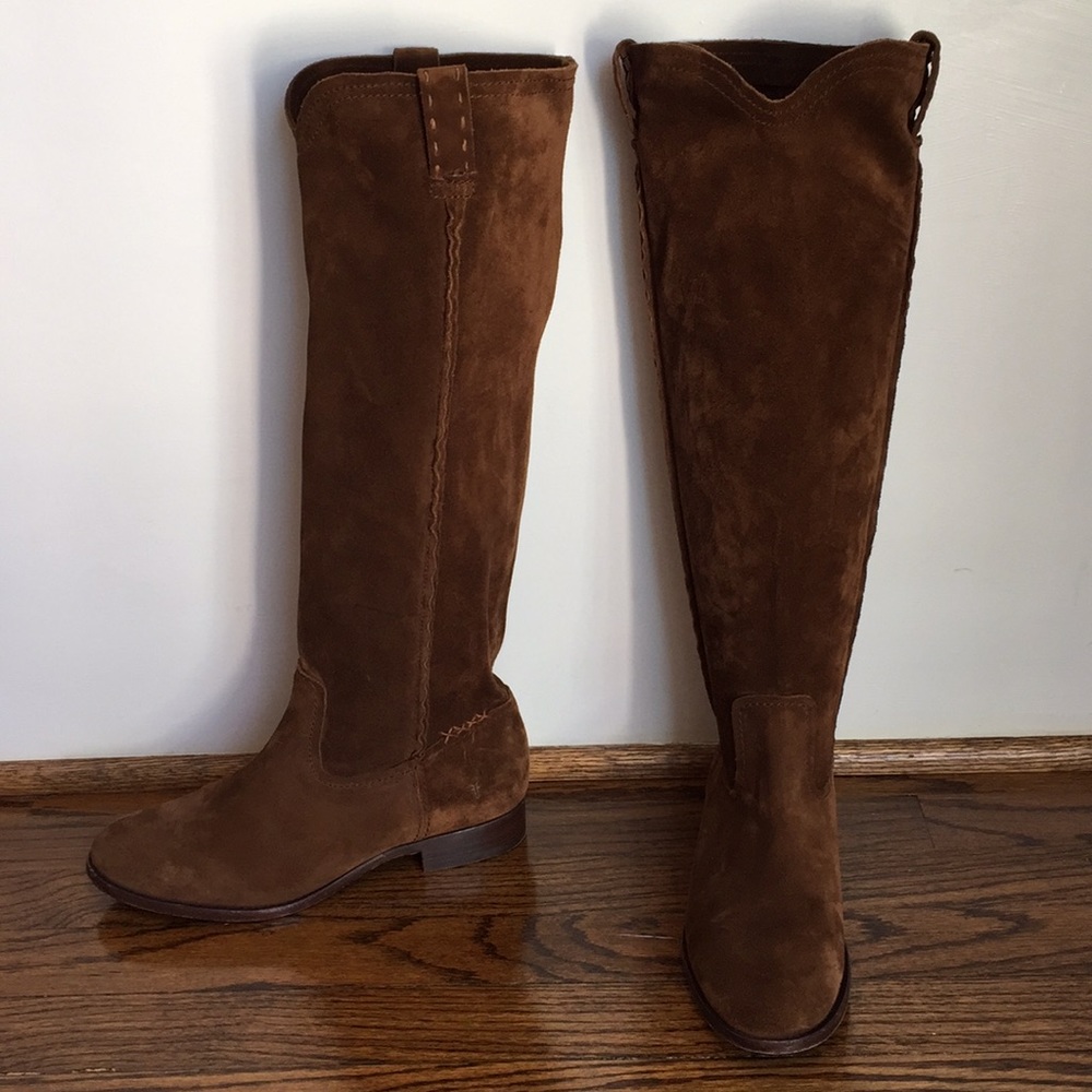 NWT FRYE suede tall boots. - Picture 1 of 3